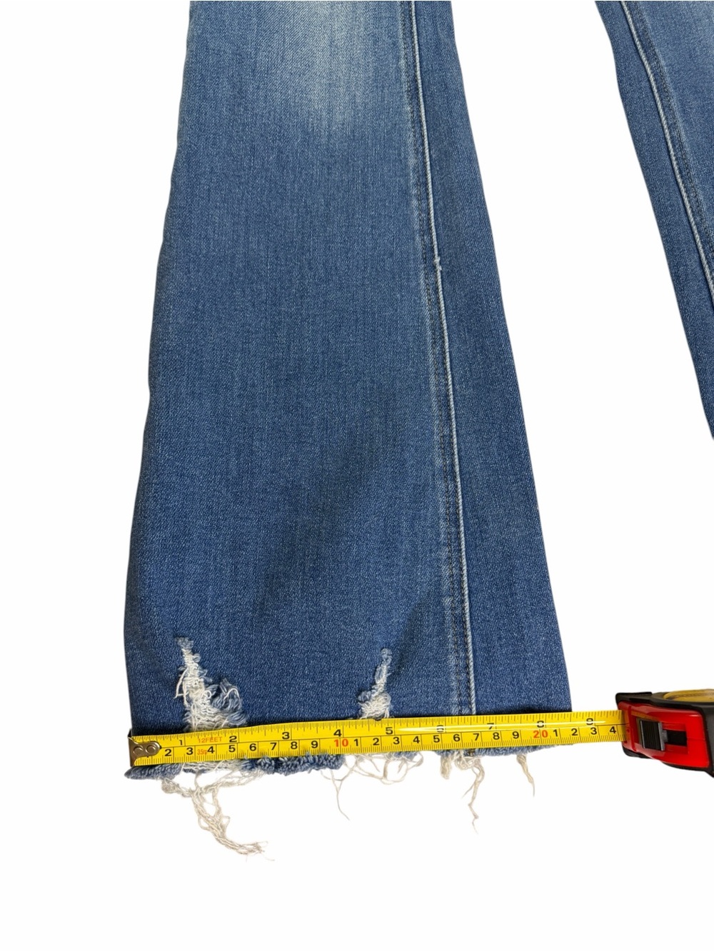 KanCan Denim Wide-Leg Flare Jeans in Medium Blue - Picture 7 of 8